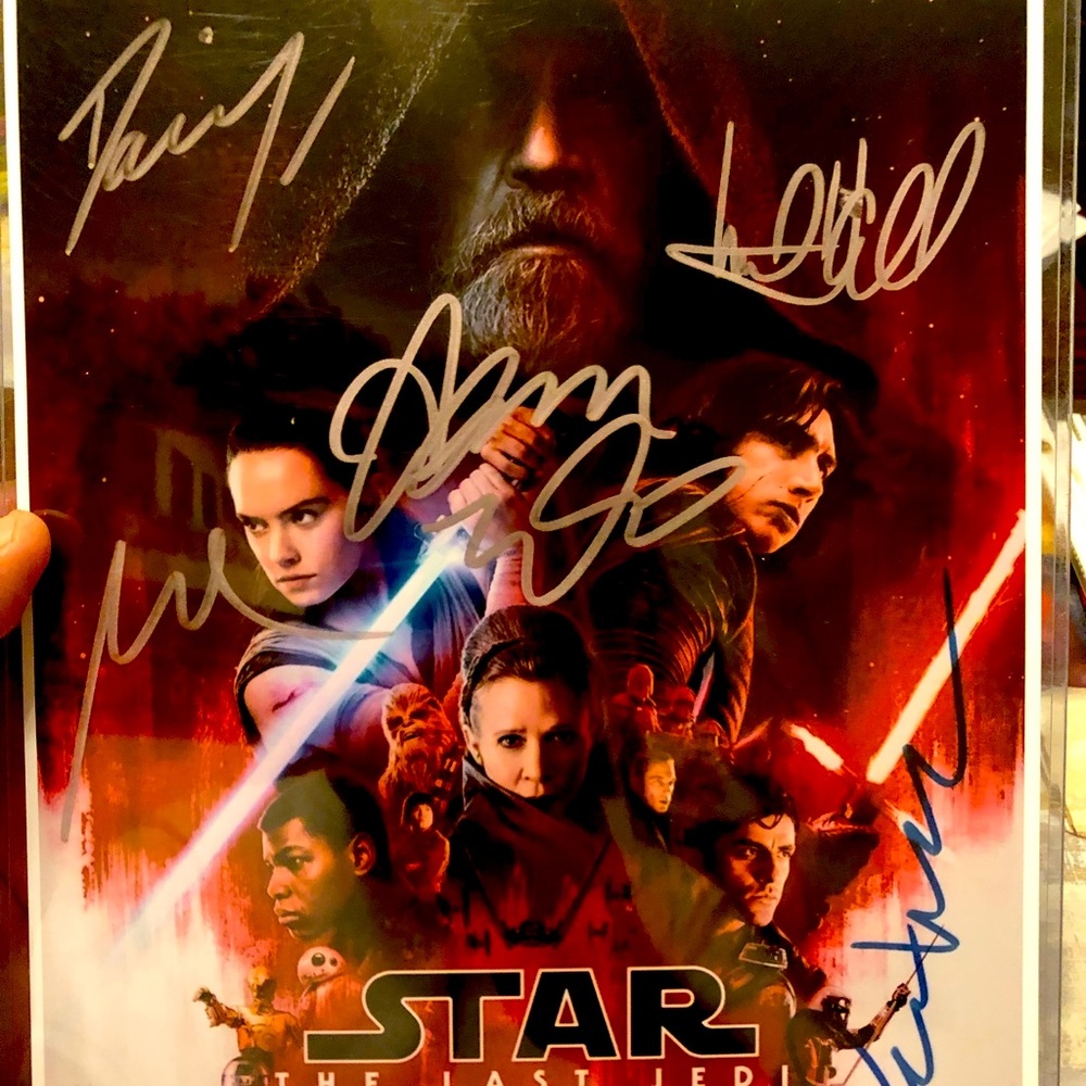 Starwars cast signed 🖊 (Rp)